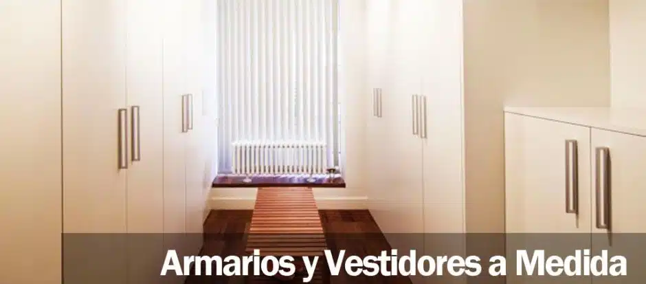 Armarios y Vestidores a medida en Carpintería Barcelona