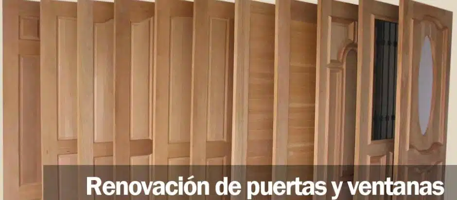 Renovacion de puertas y ventanas en Carpintería Barcelona