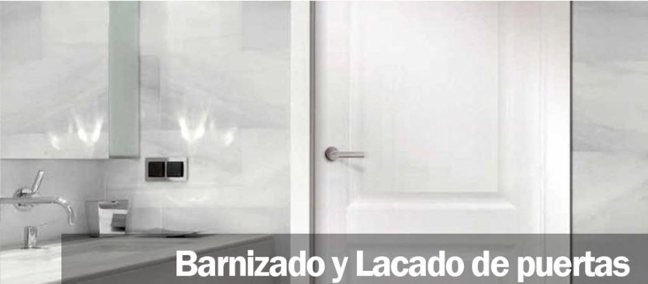 Lacado de puertas en Carpintería Barcelona