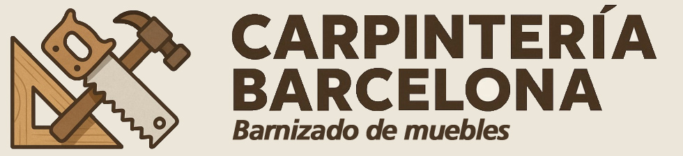 Barnizado de muebles en Carpinteria Barcelona