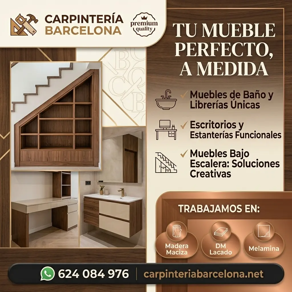 Muebles a medida en Barcelona – Carpintería Barcelona