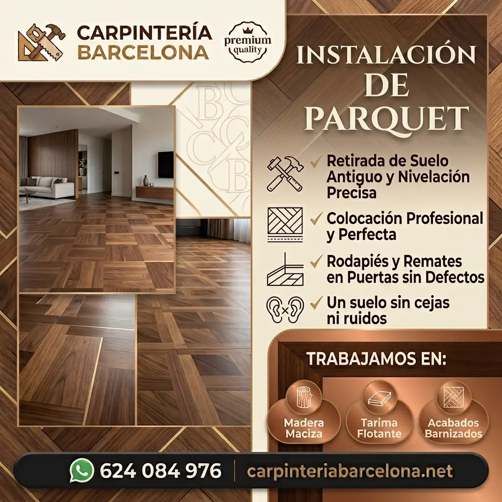 Instalación de parquet en Barcelona – Carpintería Barcelona