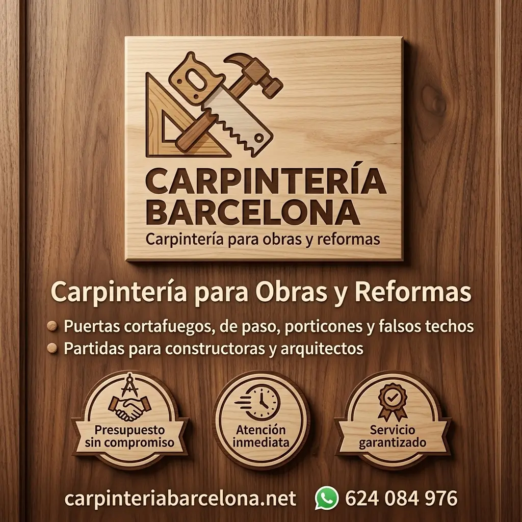 Carpintería para obras y reformas en Barcelona – Carpintería Barcelona